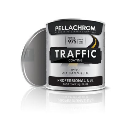 Χρώμα Διαγραμμίσεως Λευκό Traffic Pellachrom