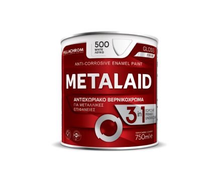 Αντισκωριακό Βερνικόχρωμα Μετάλλου 3 σε 1 Metalaid  750ml One color