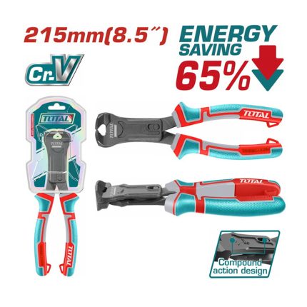 Total Επαγγελματικός Εμπροστοκόπτης Σύνθετης Λειτουργίας 215mm THTC560806