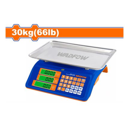 Ζυγαριά Ηλεκτρονική Wadfow με Ικανότητα Ζύγισης 30kg & Υποδιαίρεση 2gr