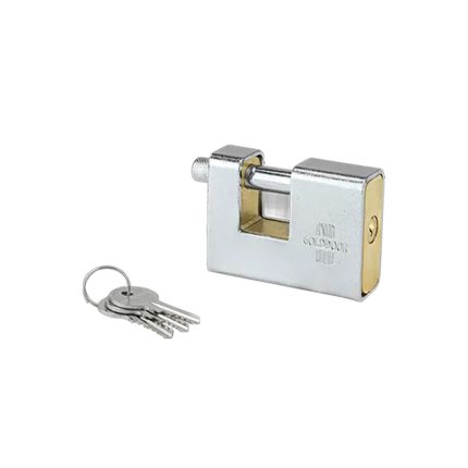 Λουκέτο Ασφαλείας GoldDoor Top Security 90mm Monoblock Mε 3 Κλειδιά